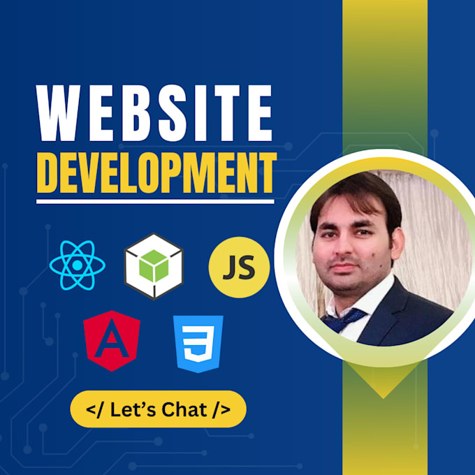 do website development, develop a custom website as a full stack developer