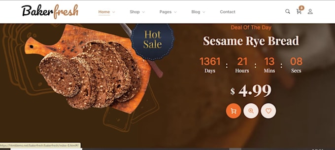 build bakery restaurant, food ordering bakery ecommerce website marketing expert