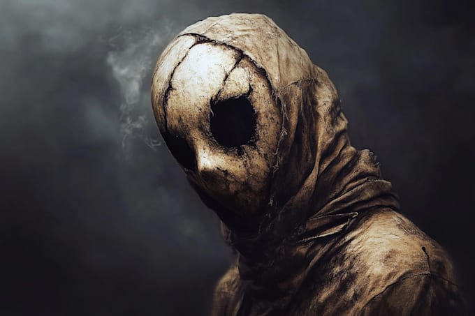 draw fantasy or horror character illustration