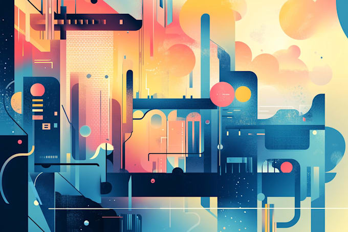 create unique vector illustration for websites and apps