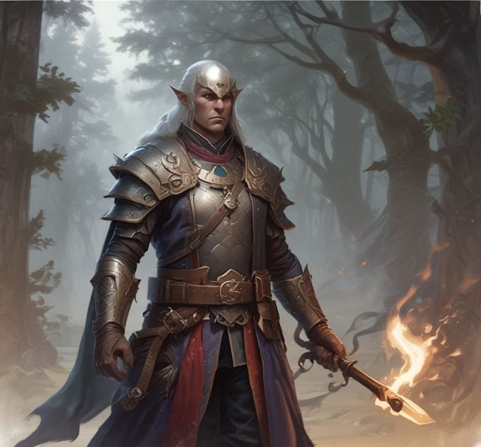 dnd character art and dnd character art