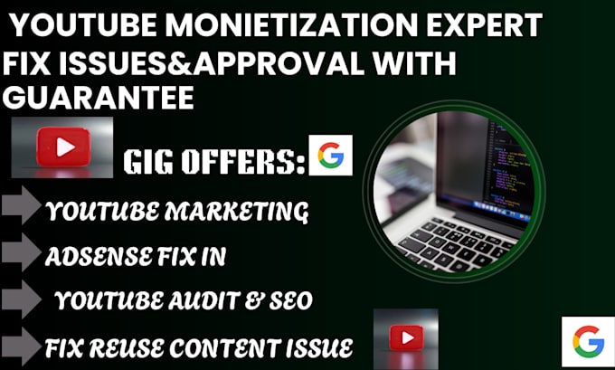 fix reused content issue youtube channel moneitization google adsense