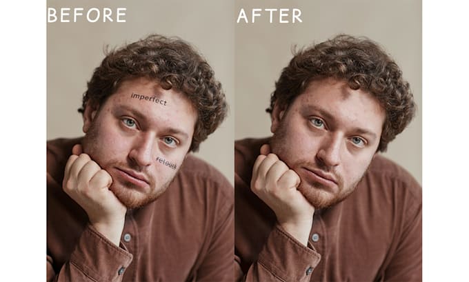 do cleanup, replacement and skin retouching for your image