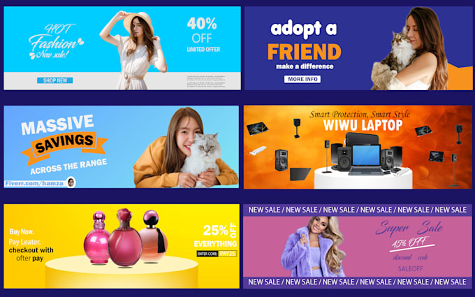 design website banner, web slider, and shopify banner
