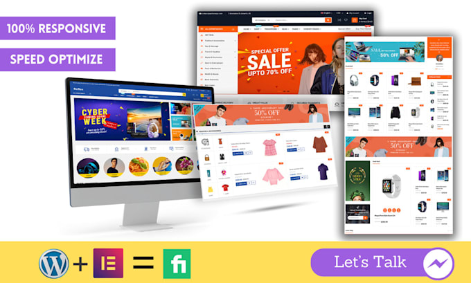 design, develop and optimize a responsive wordpress website with SEO
