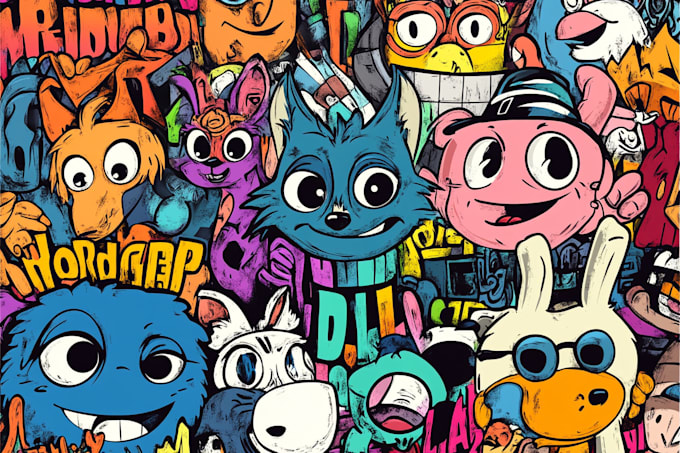 create a custom doodle art illustration design for you