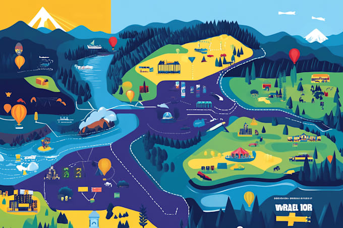 design a map or a site plan c
