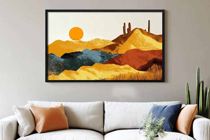 design printable abstract wall art posters