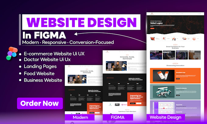 do figma design website, website design figma, website ui ux