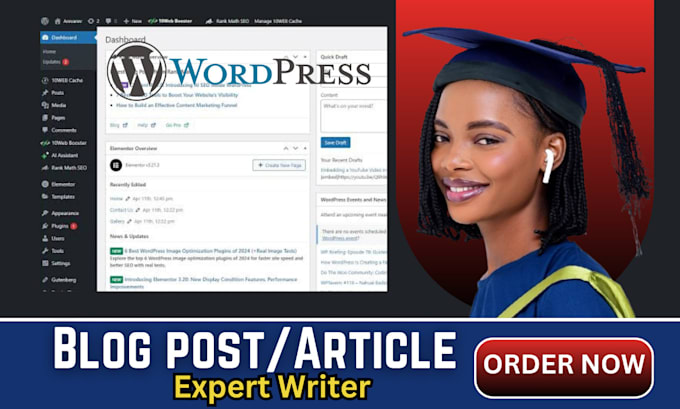 write high quality wordpress blog posts and publish for you