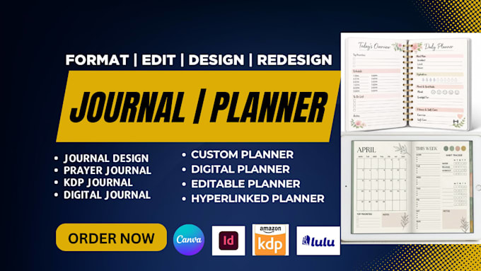design redesign christian journal canva journal kdp journal canva planner
