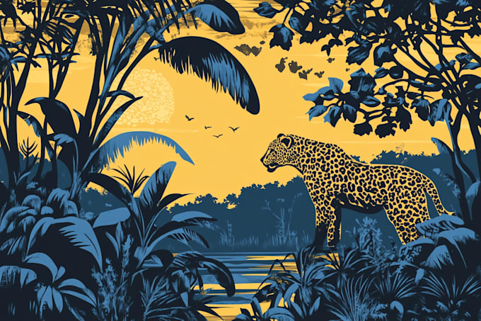 create digital drawings of botanical, animals and birds