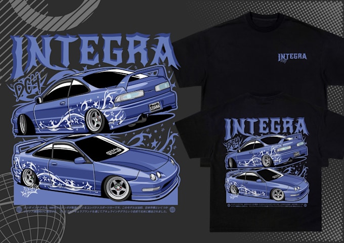 cool custom clothing design of your car for t shirt etc