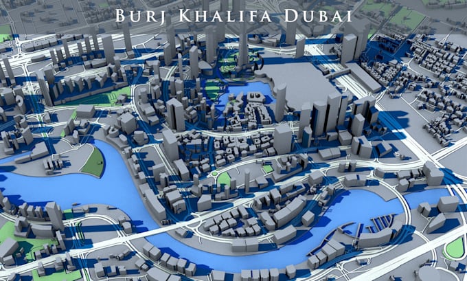 create realistic 3d city model from google maps location