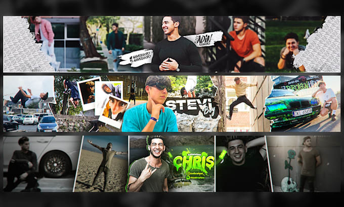 create a professional banner