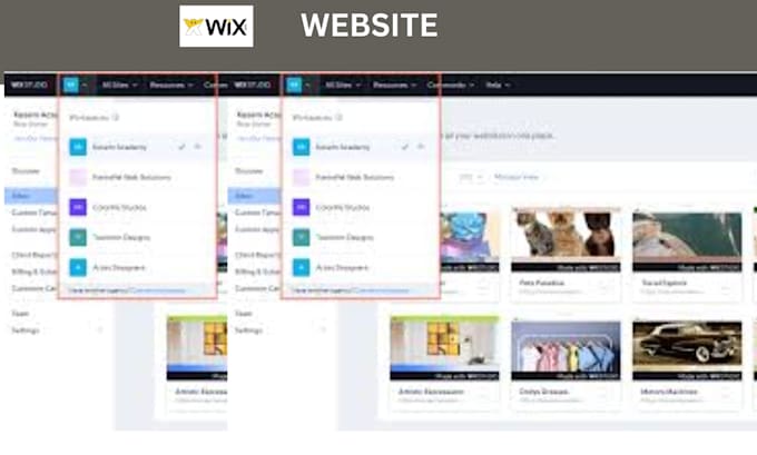 wix website design redesign wine label studio development wire frame developer