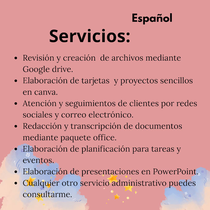 realizar tareas de asistente virtual