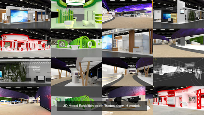 Do custom kiosk 3d virtual trade show booth 3d exhibition booth 3d ...