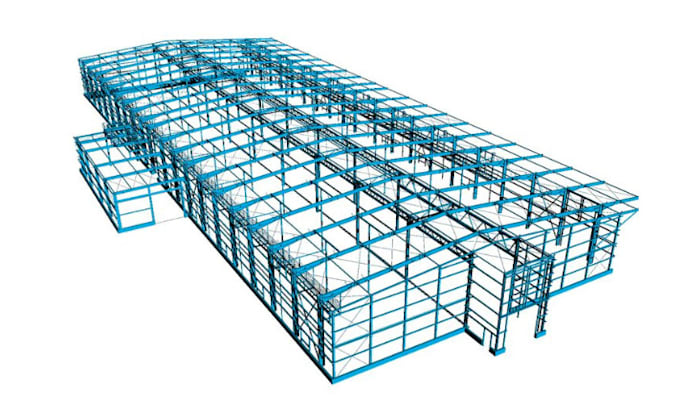 structural engineering design light gauge steel cfs framing structure in autocad