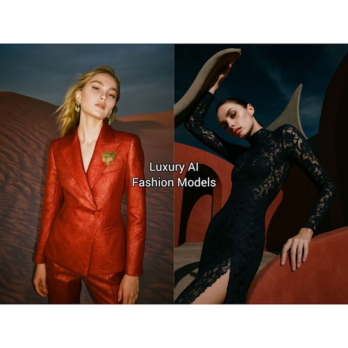 create realistic luxury ai fashion models for branding, campaign