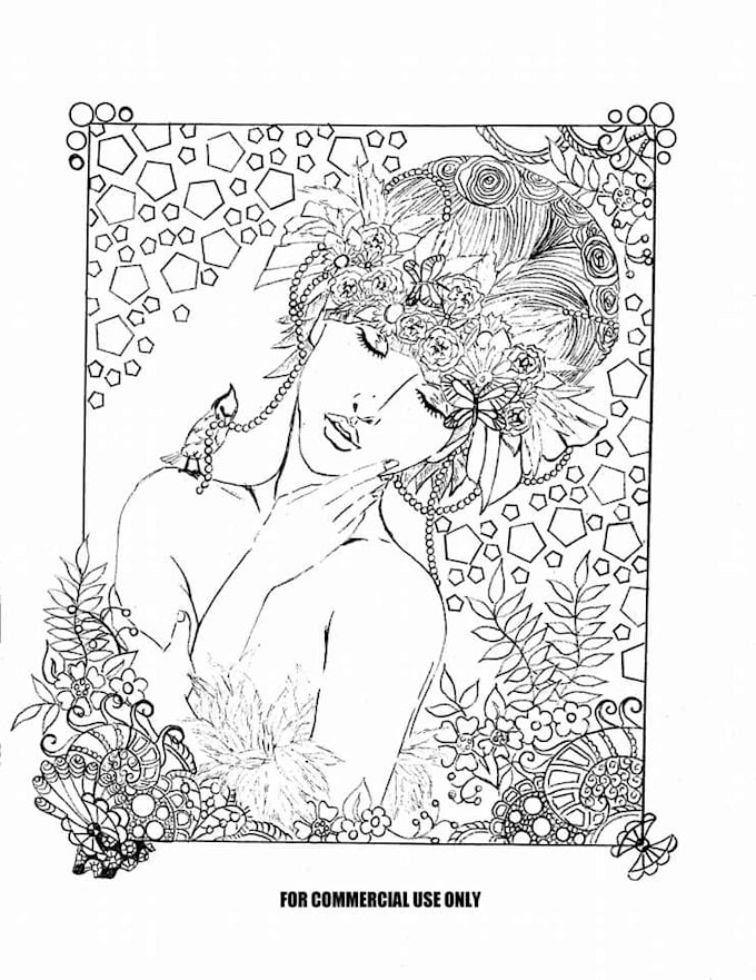 do detailed fantasy coloring book for you