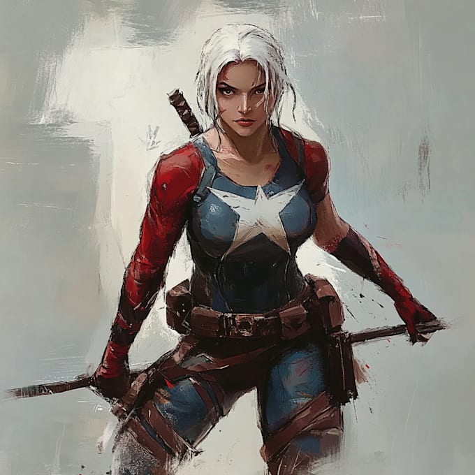 draw superhero character art