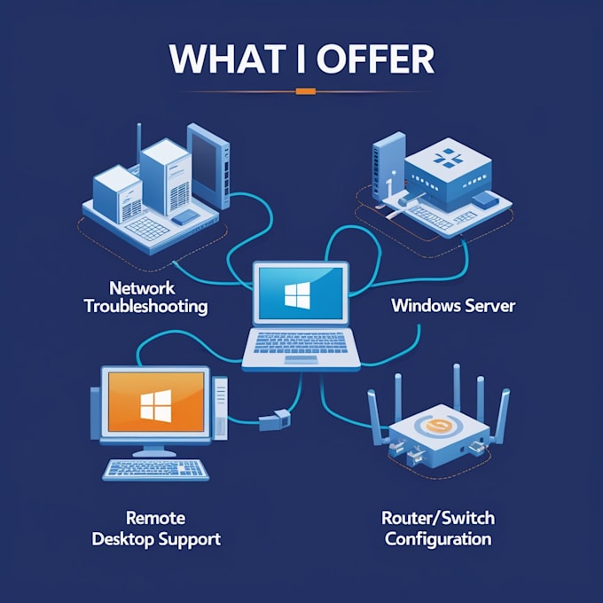 Provide professional it support and network troubleshooting by Bahi1244 ...