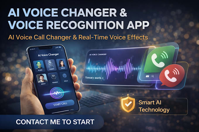 Develop an ai voice call changer app, voice changer with real time ...