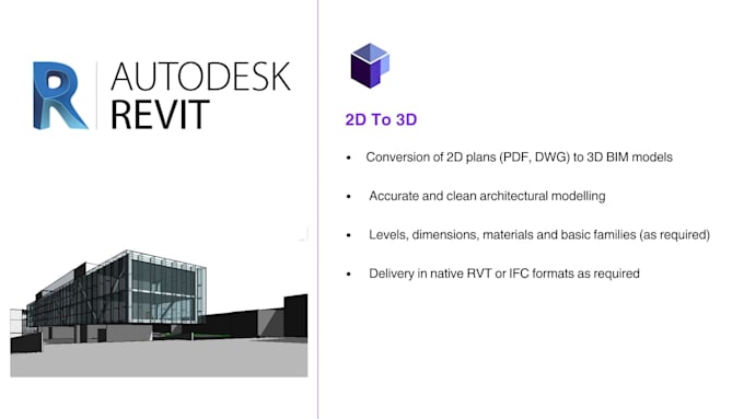 convert your 2d architectural drawings to 3d models in revit
