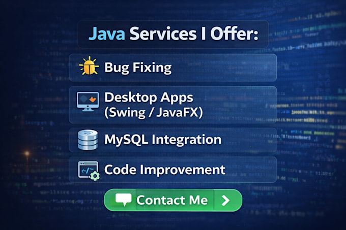 fix bugs and errors in your java program