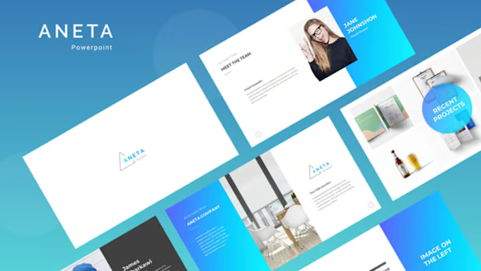 create powerpoint business presentation designs for startups, research and more