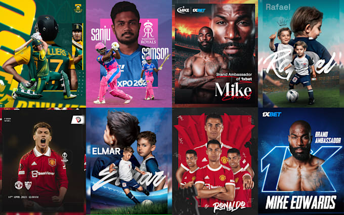 design your sports graphics, matchday graphics