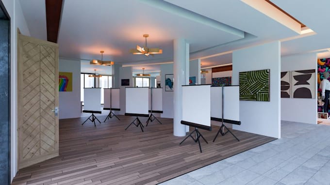 redesign 3d conference room, office interior layout,cgi interior render,showroom