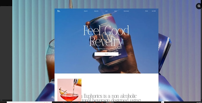build profitable beverage website beverage shopify store beverage ecommerce
