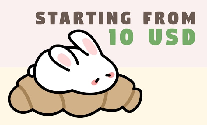 create cute character logo for your brand