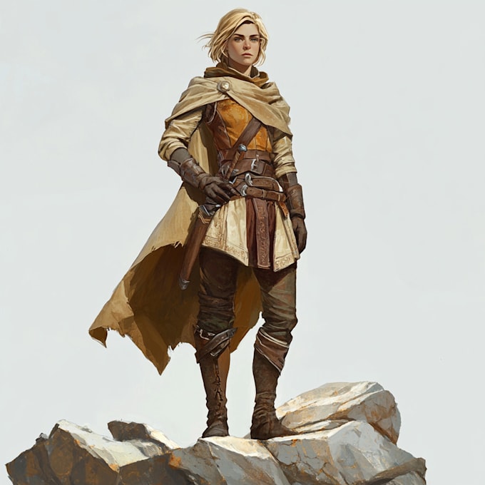 draw d and d character commissions, illustration