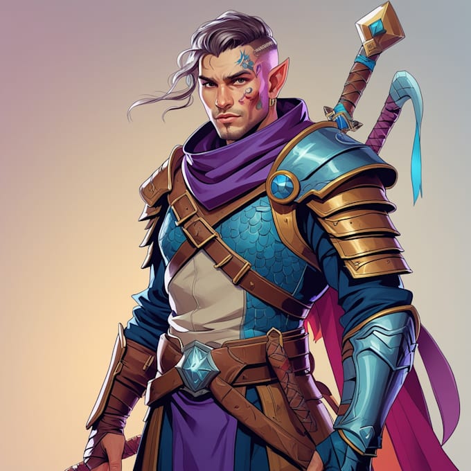 dnd character art and dnd character art