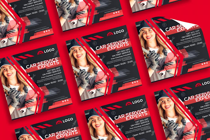 design a professional flyer or brochure for your business
