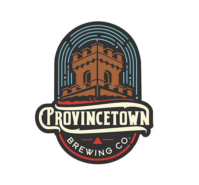 vintage logo business brewery design