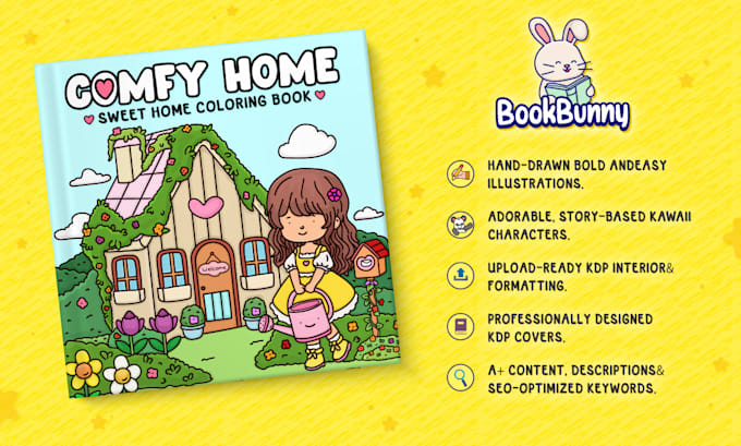 draw cute, bold and easy coloring pages