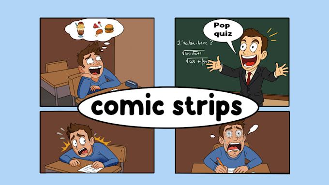 work on your comic strips