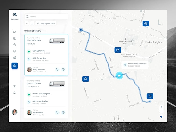 build fleet management system tms with gps tracking for logistics companies