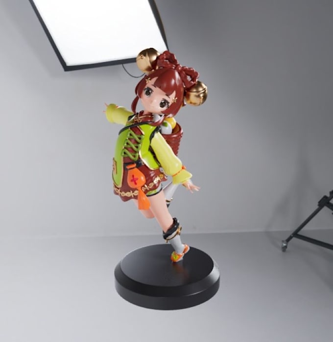 design anime toy figures,stl for durable 3d printing,japanese characters sculpt