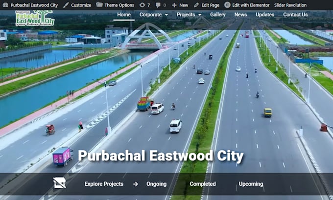create responsive wordpress website design using elementor