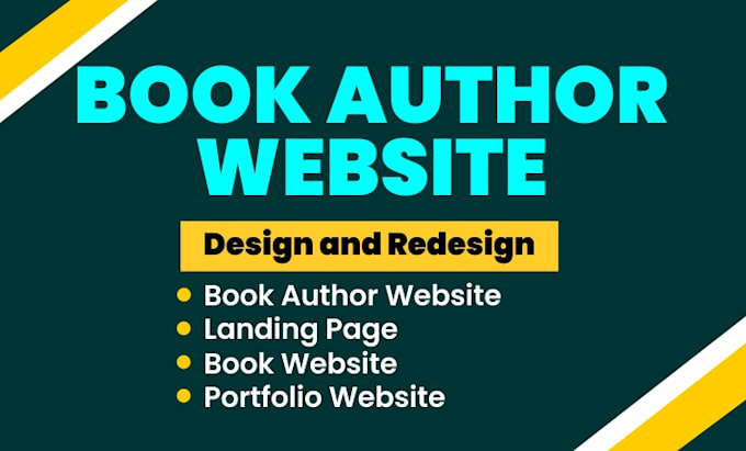 design author website, book author website, business website, book website