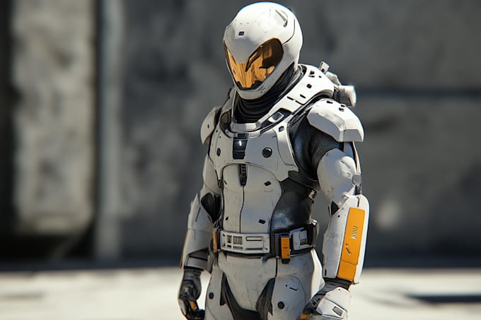create fantasy, sci fi, character with hyperrealistic style