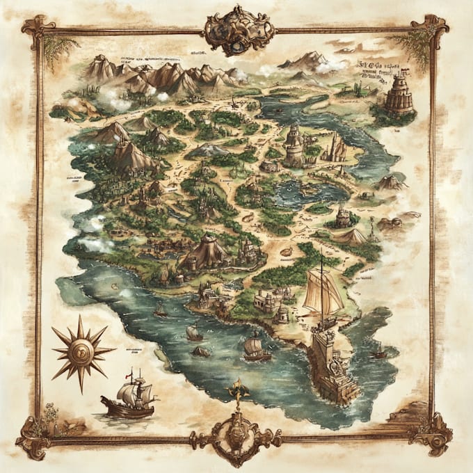 create a fantasy map for your book