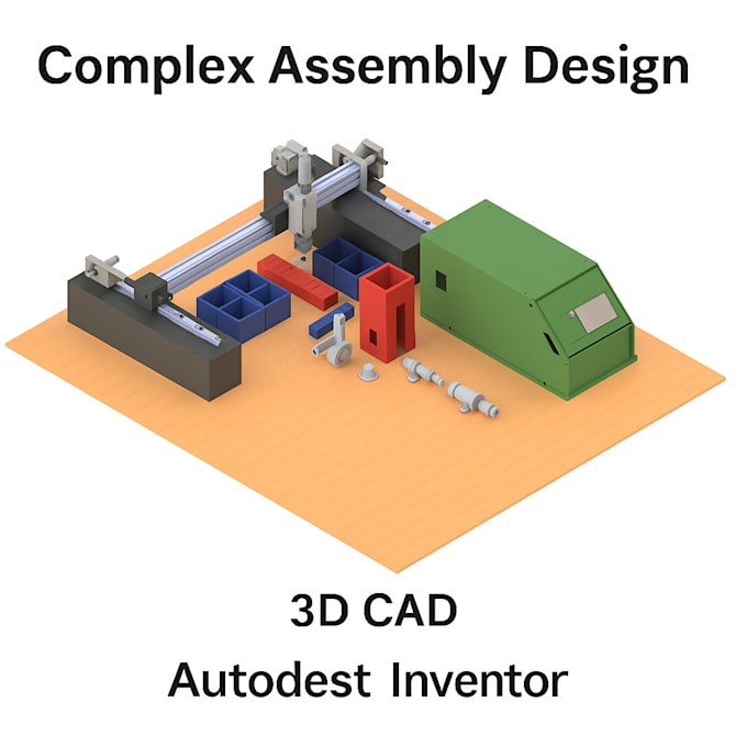 create 2d and 3d mechanical designs using inventor siemens nx or solidworks