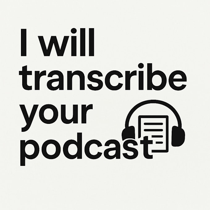 transcribe your podcast accurately and on time