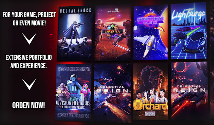 create your custom poster for your game or project